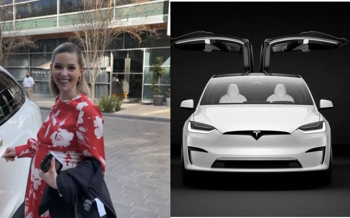 Samuel García presume la Tesla X de $2.5 mdp que le regaló a Mariana